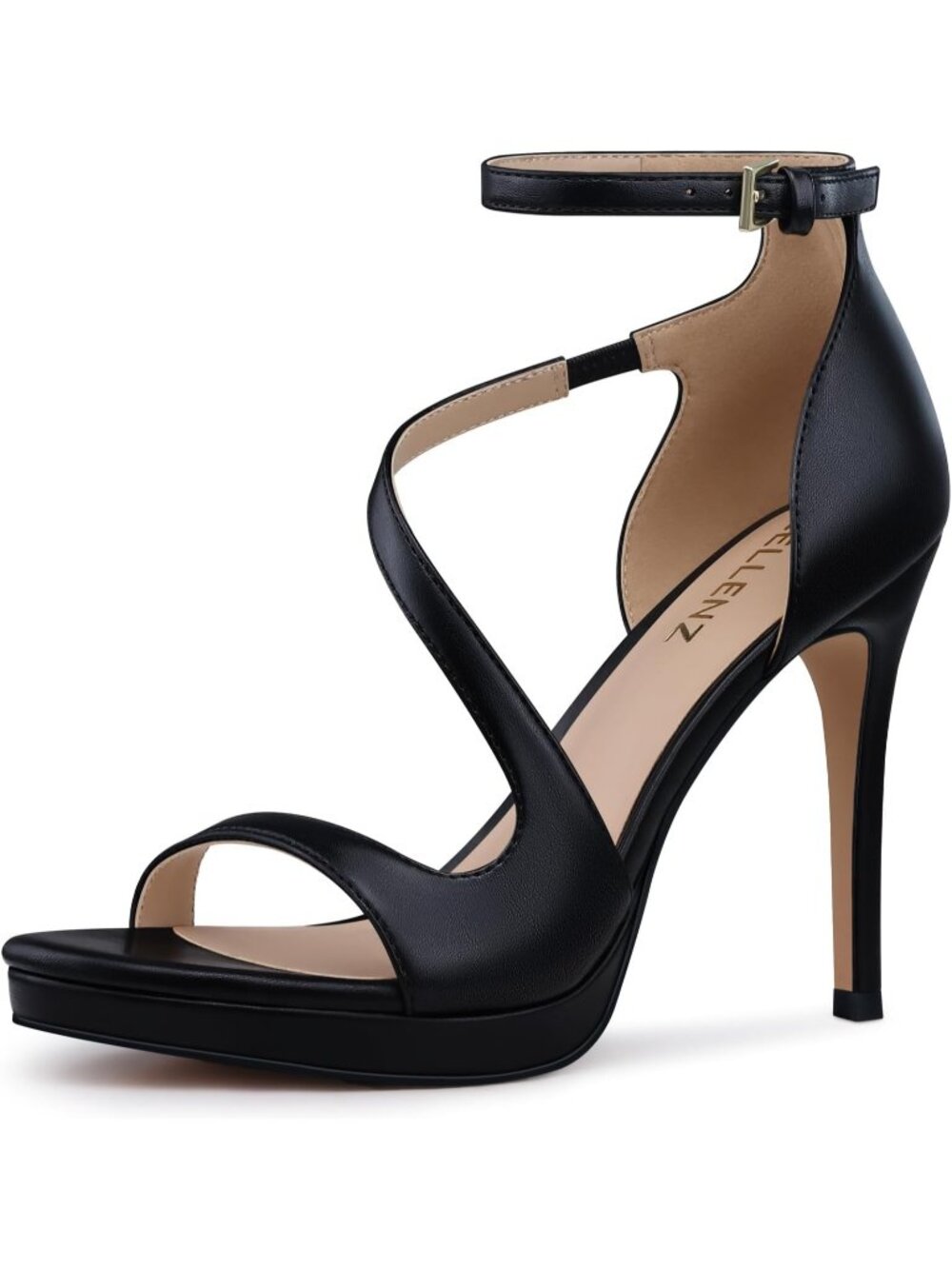 Women's Black Comfortable Formal Dressy Stiletto Sexy Fashion Platform High Heel